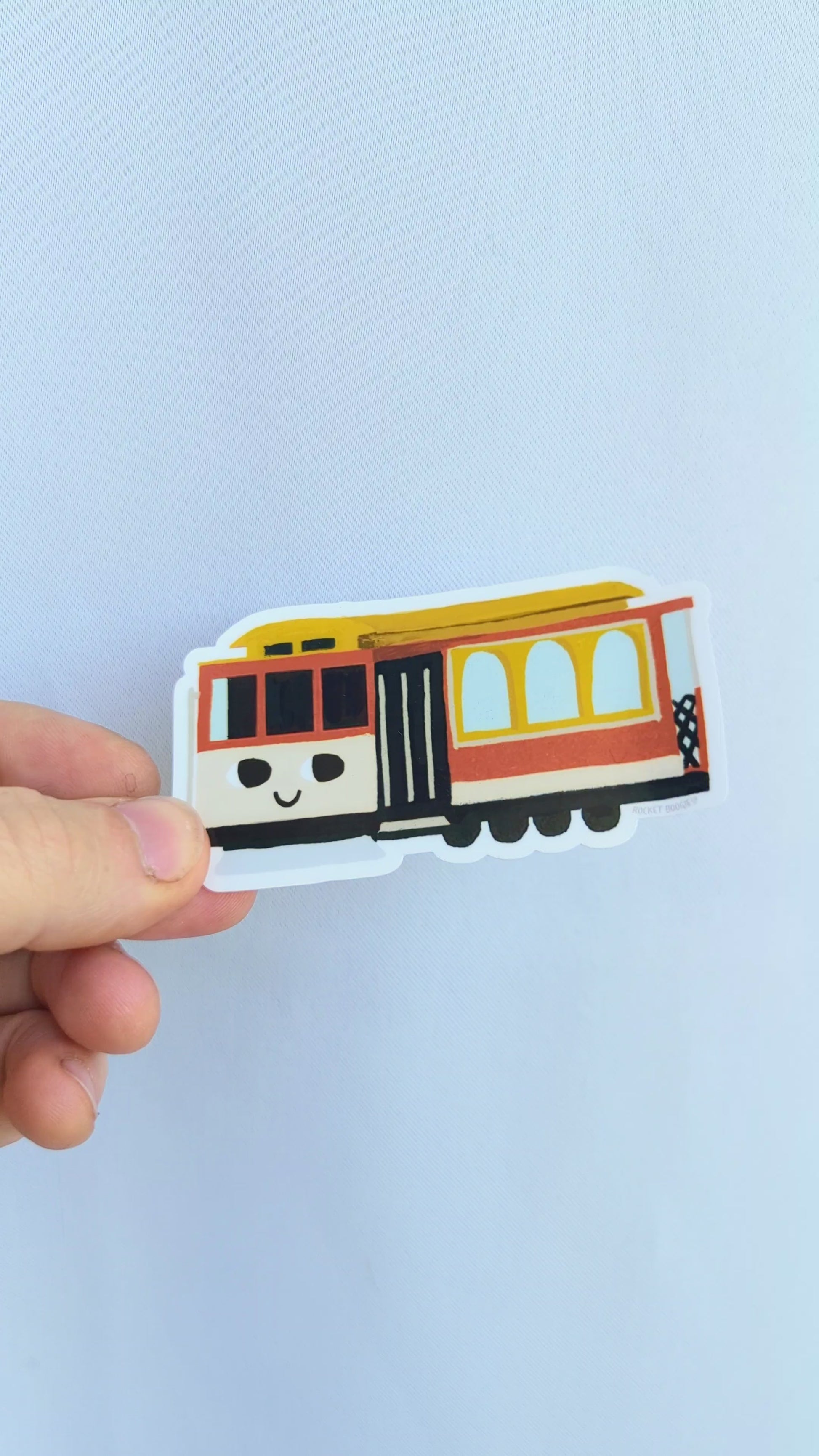 San Francisco Cable Car Sticker