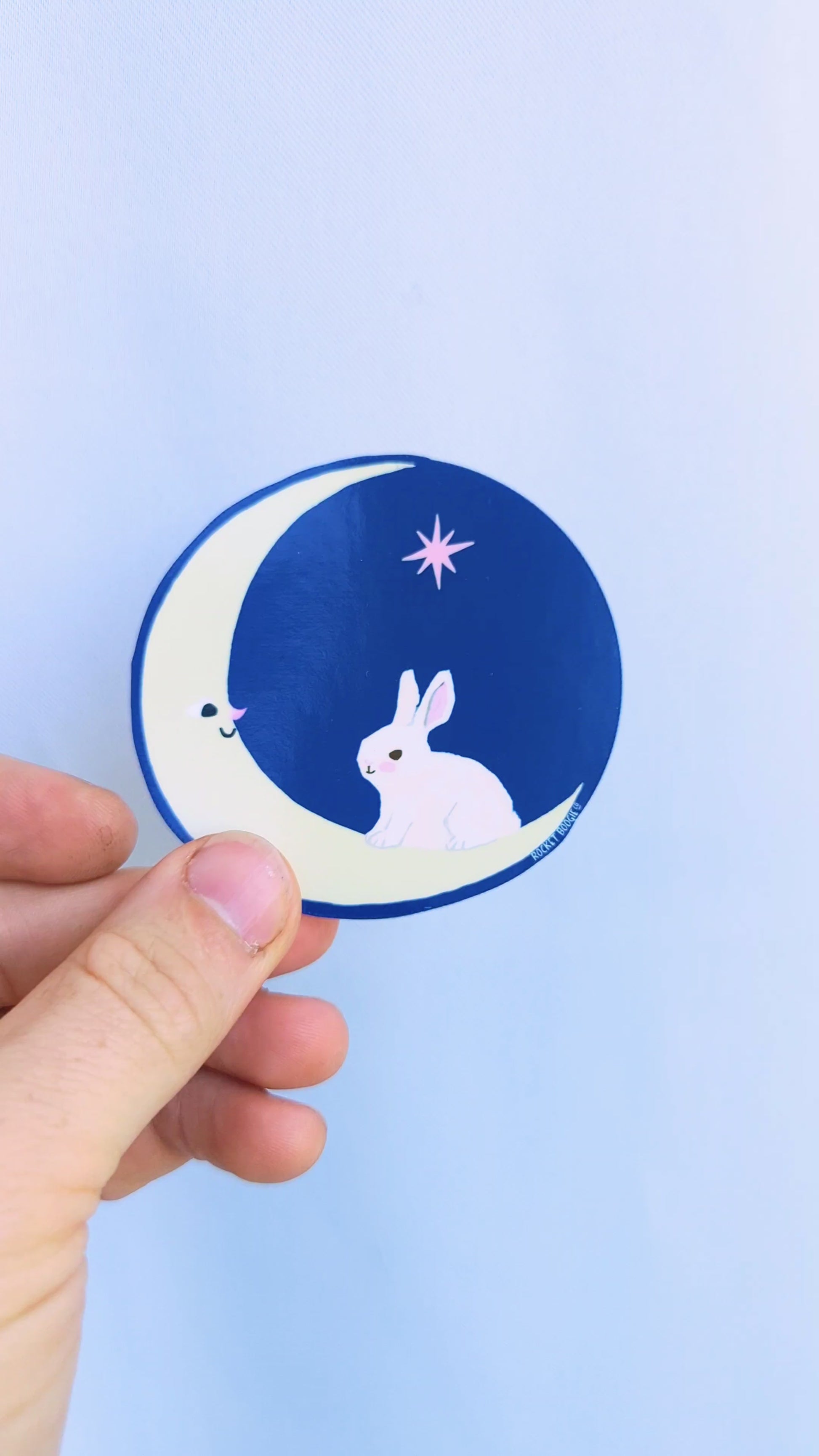 Moon Rabbit Sticker