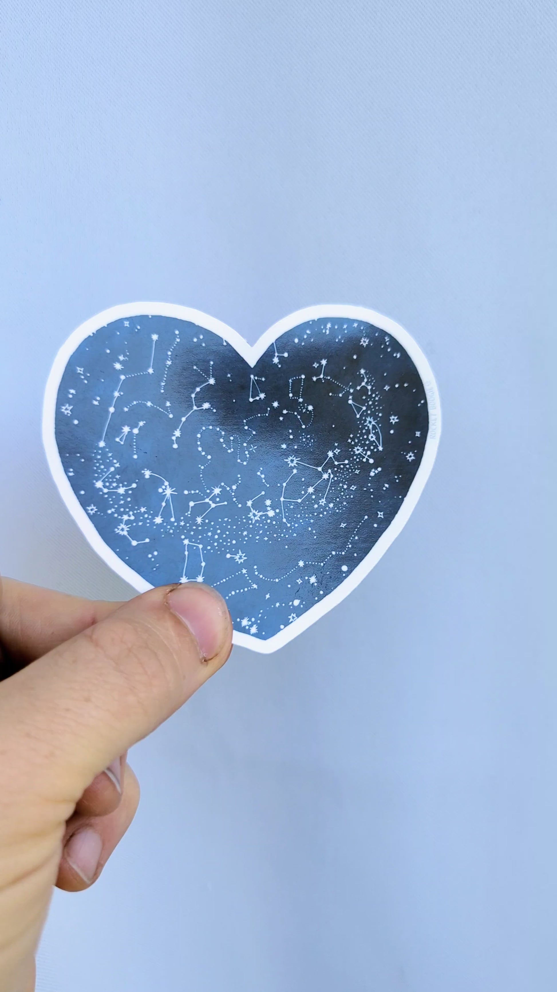 Constellation Heart Sticker