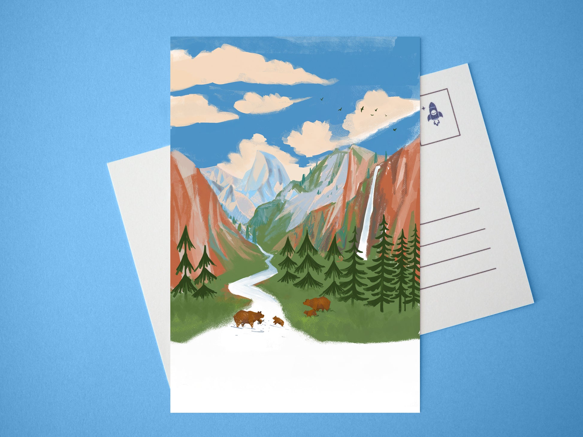 Yosemite Mini Print / Postcard