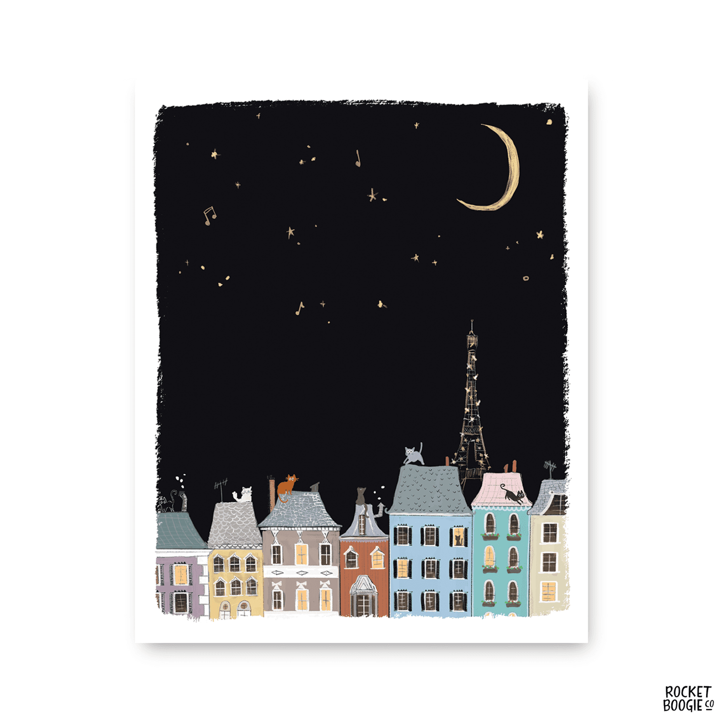 Cats in Paris Print
