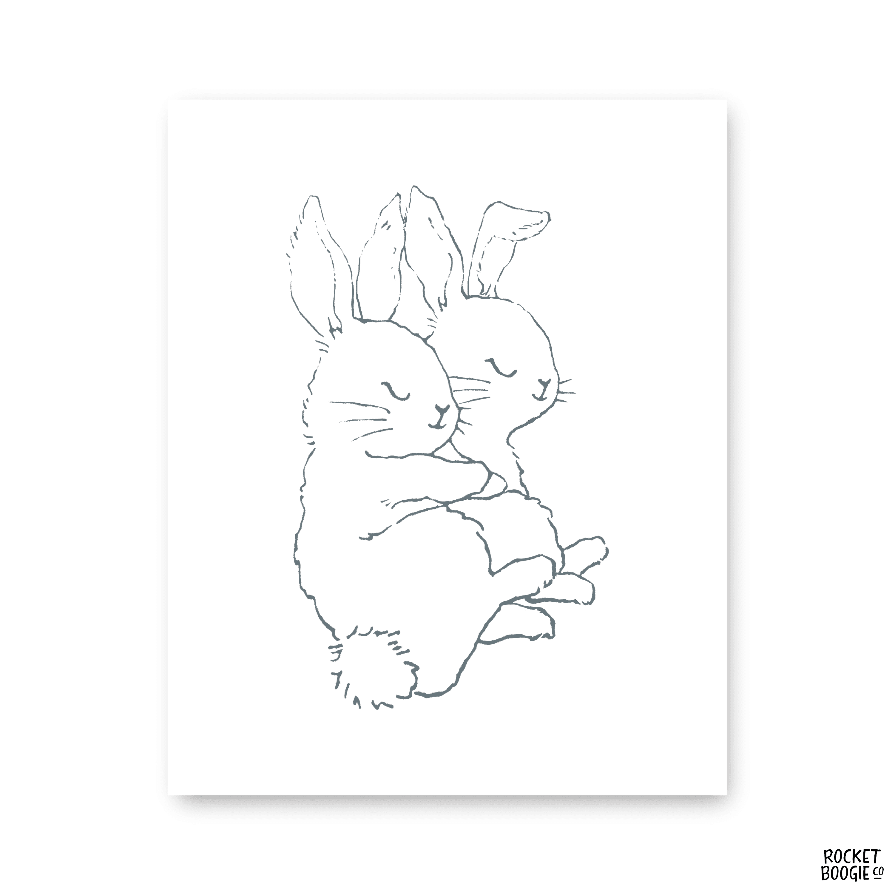 Sleepy Buns Print