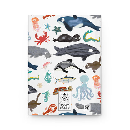 Sea Change: Ocean Animals Hardcover Journal