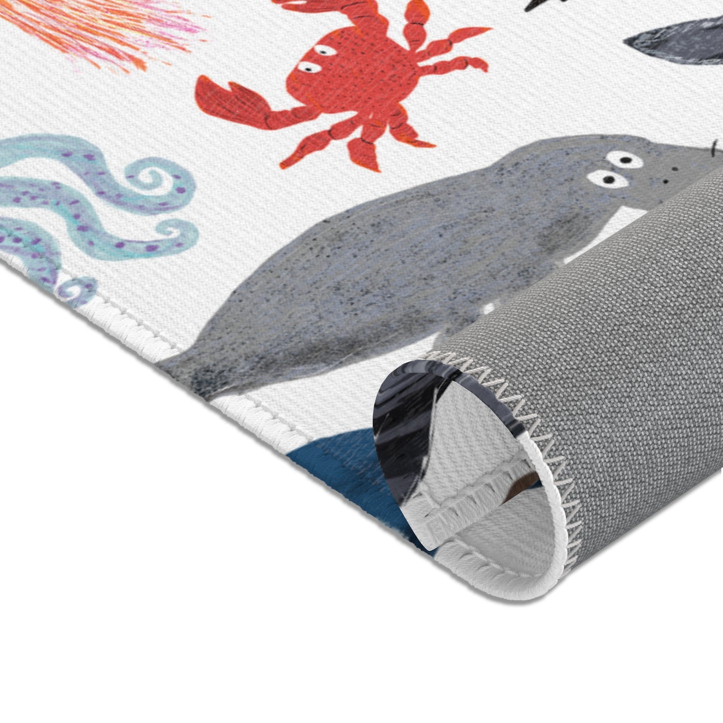 Sea Change: Ocean Animals Area Rug