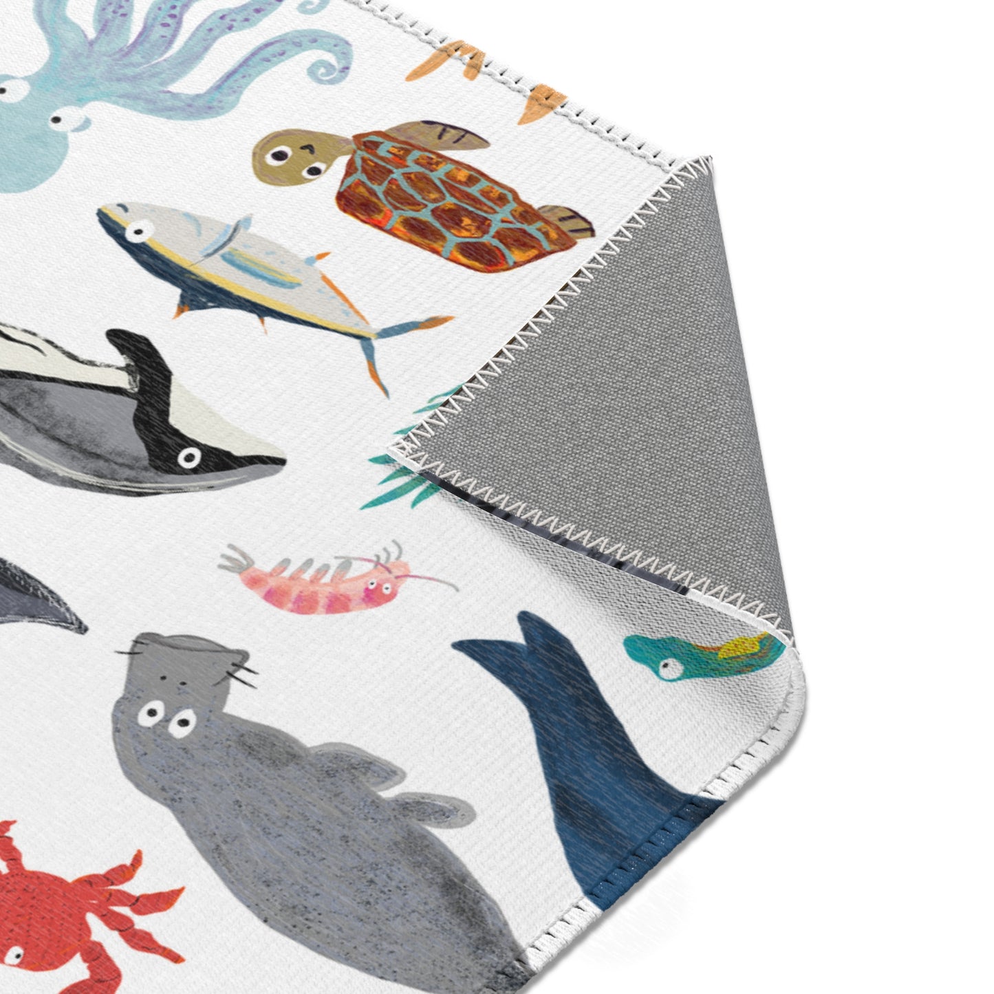 Sea Change: Ocean Animals Area Rug