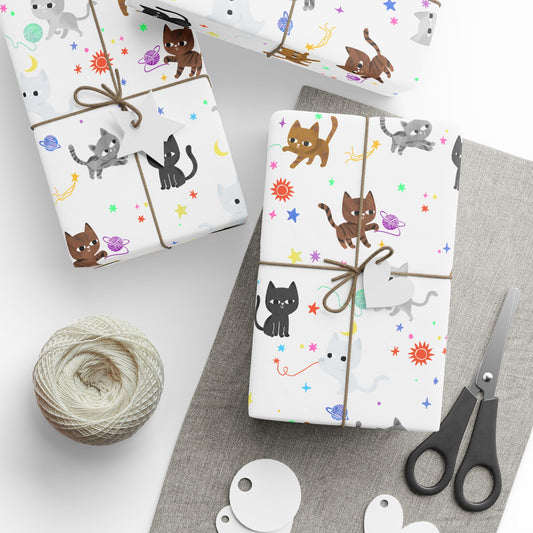 Space Kitties Gift Wrap