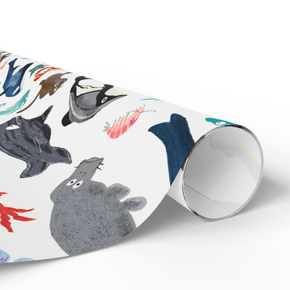 Sea Change: Ocean Animals Gift Wrap