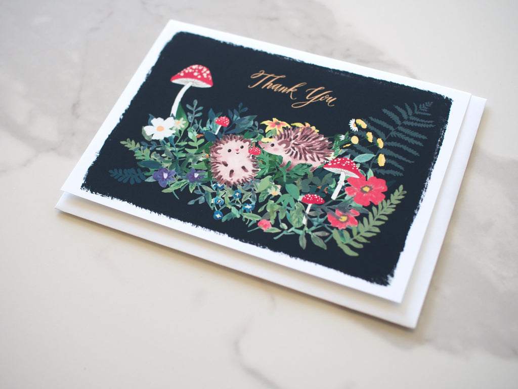 Thank You Hedgehog Card