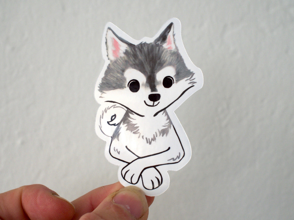 Klee Kai Mini Husky Sticker