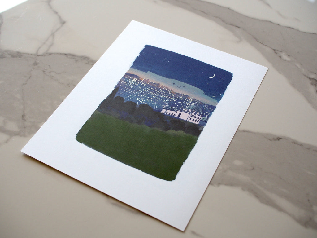 Los Angeles Print (Griffith Observatory)