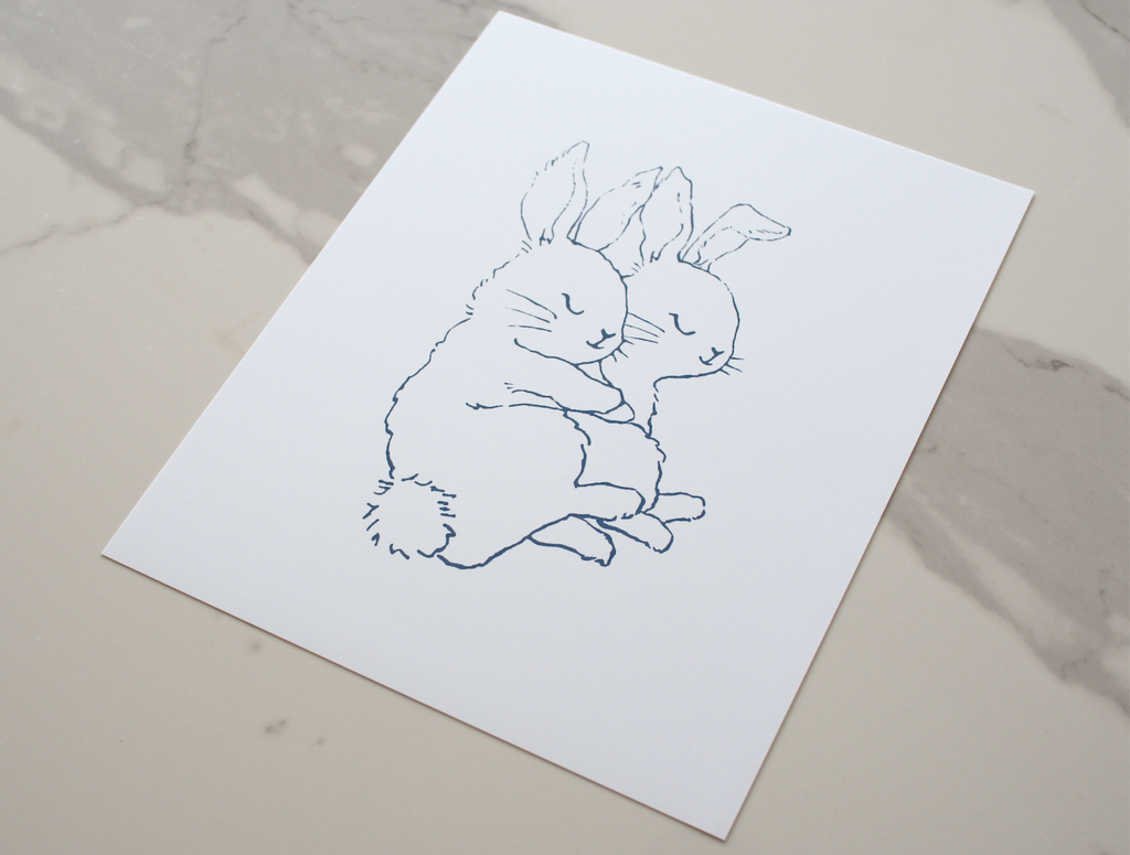 Sleepy Buns Print