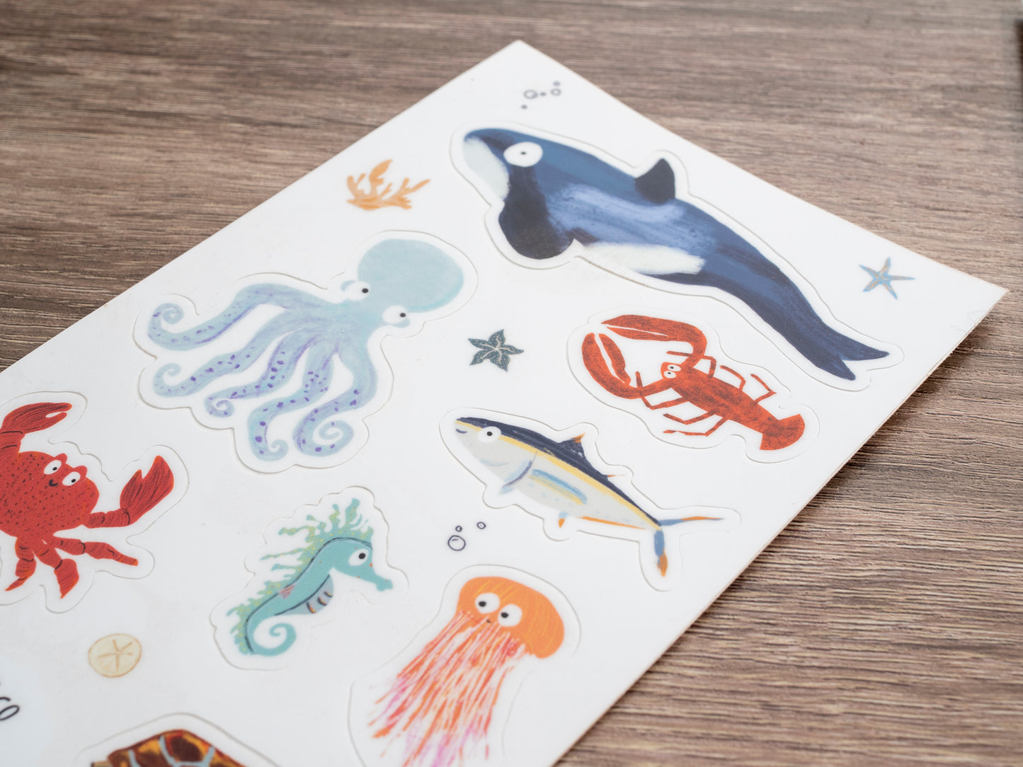 Sea Change: Ocean Animals Sticker Sheet