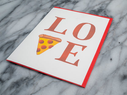 Pizza Love Card