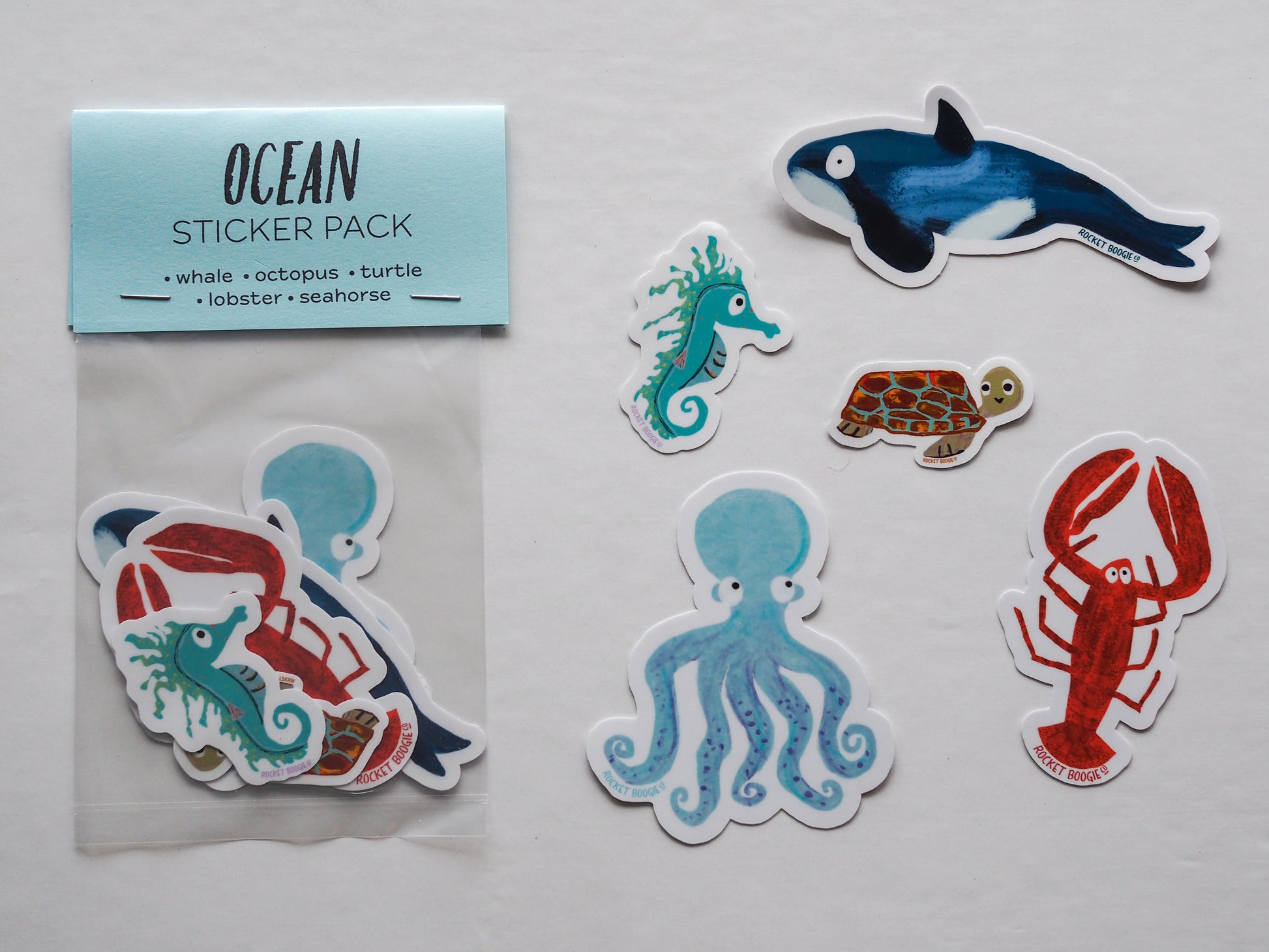 Ocean Adventures Vinyl Sticker Pack