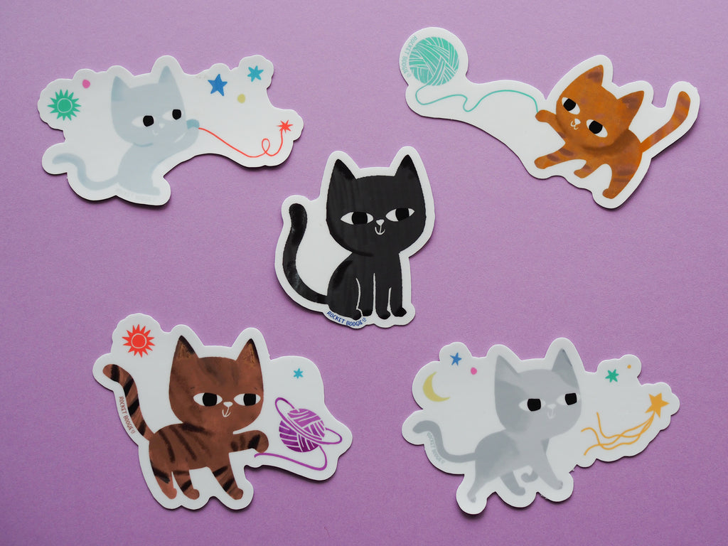 Space Kitties Vinyl Sticker Pack