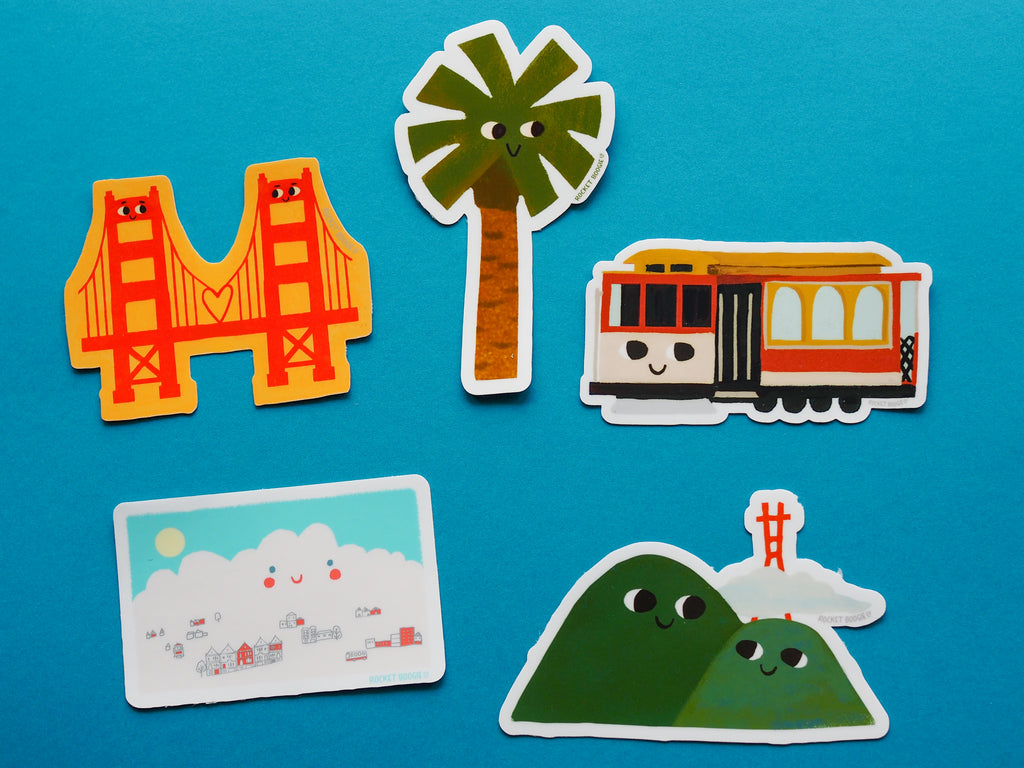 San Francisco Vinyl Sticker Pack
