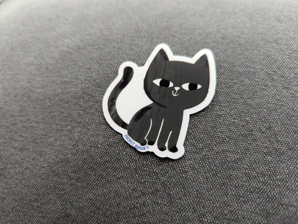 Black Cat Sticker