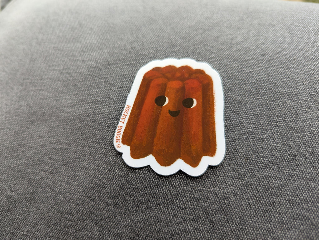 Canelé French Pastry Sticker