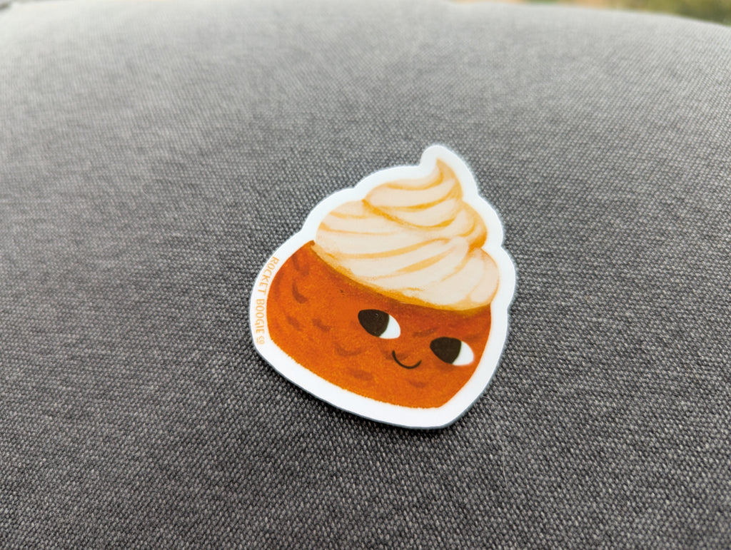 Profiteroles French Pastry (Cream Puff) Sticker