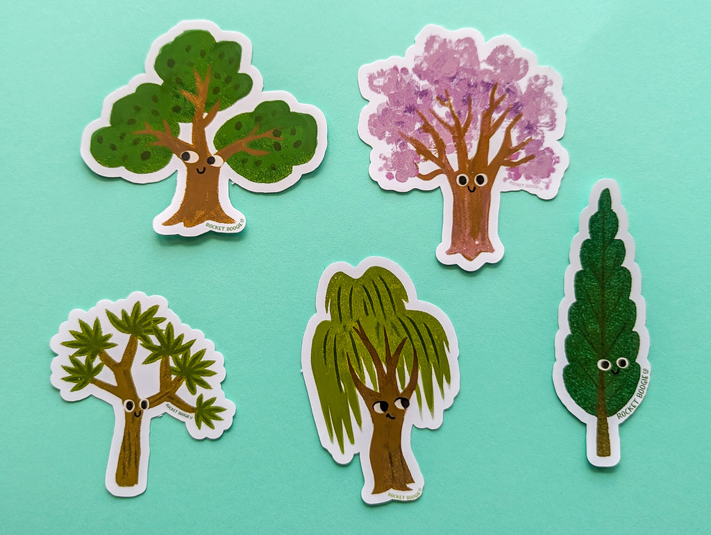 Trees Vinyl Sticker Pack