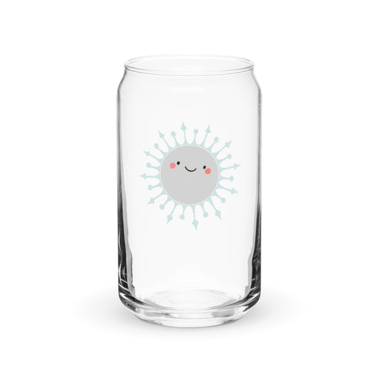 Happy Moon Can Glass