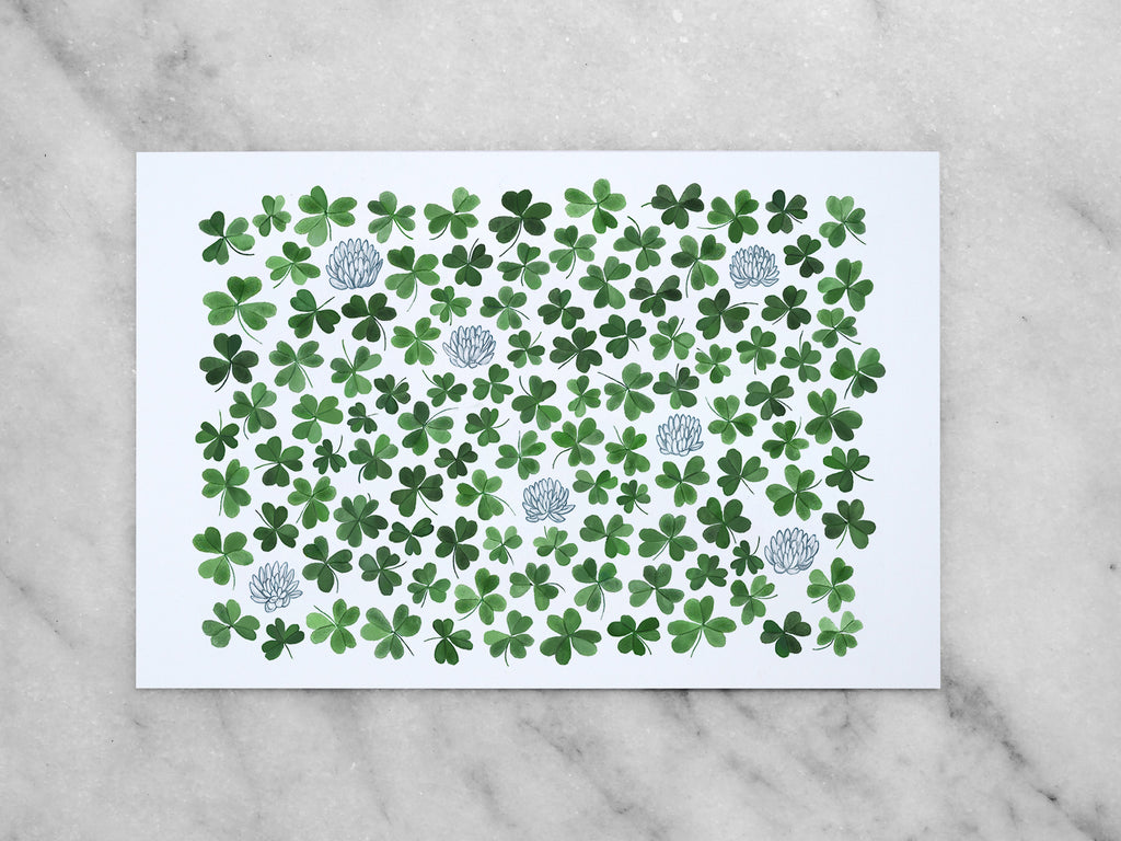 Clover Patch Mini Print / Postcard