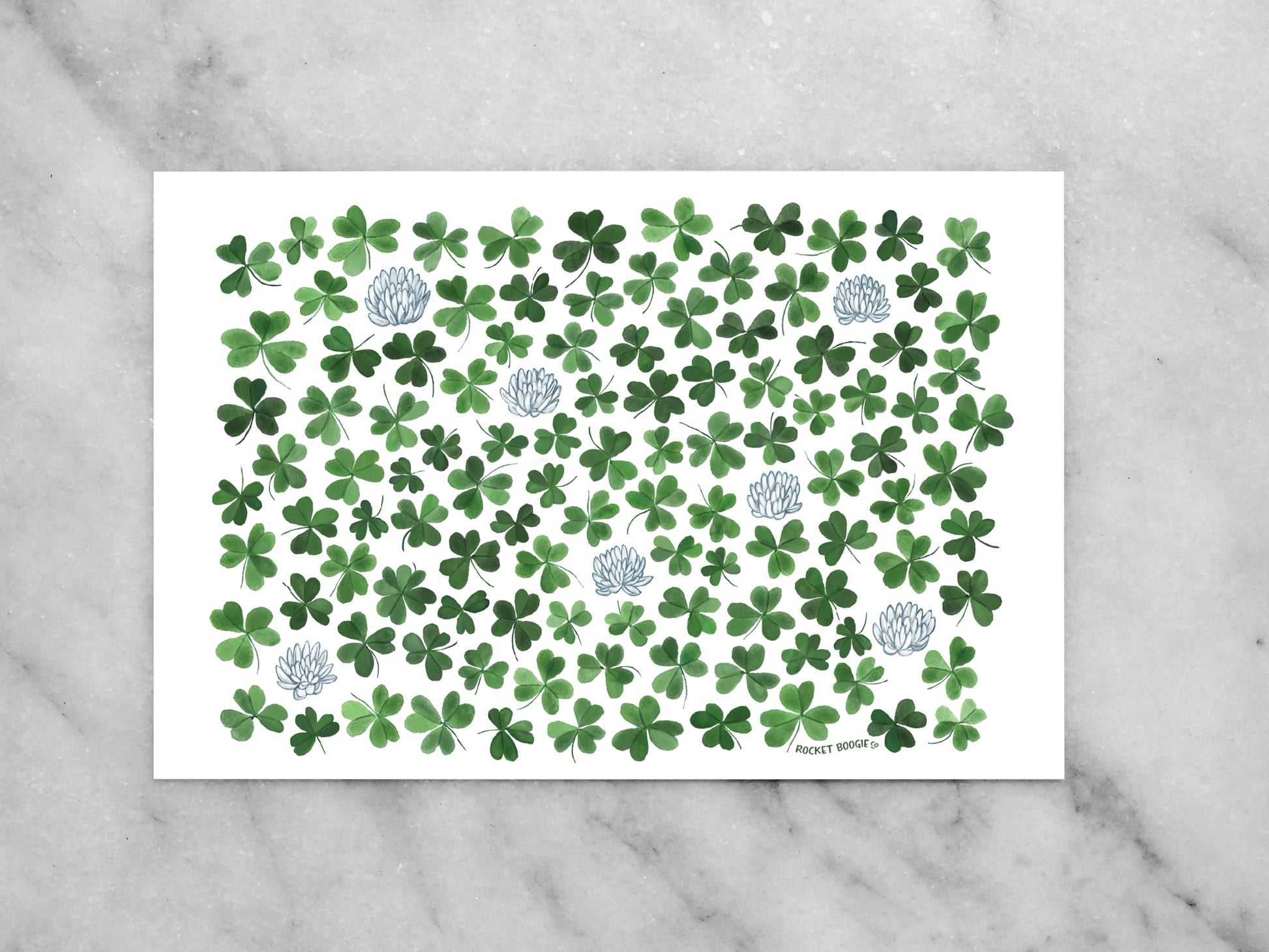 Clover Patch Mini Print / Postcard