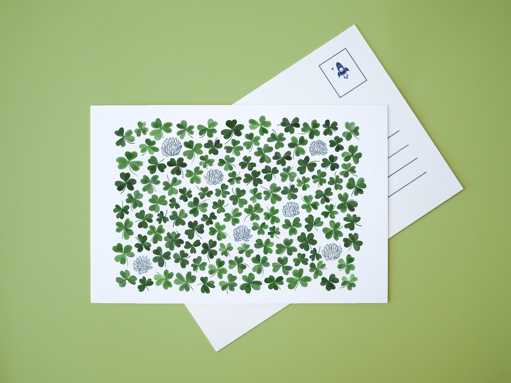 Clover Patch Mini Print / Postcard