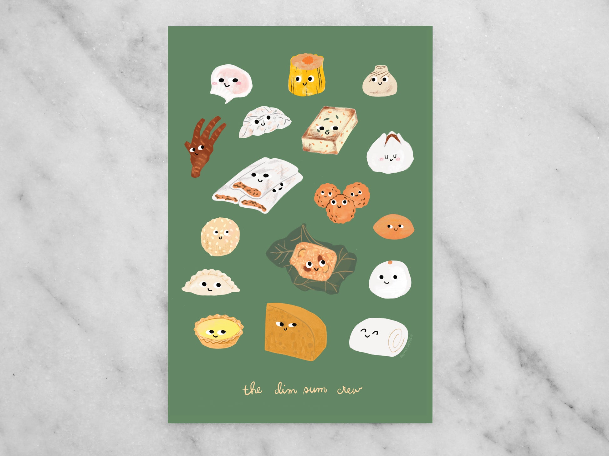 Dim Sum Crew Mini Print / Postcard