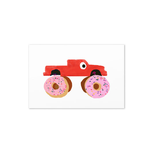 Dough Rider Monster Donut Truck Card