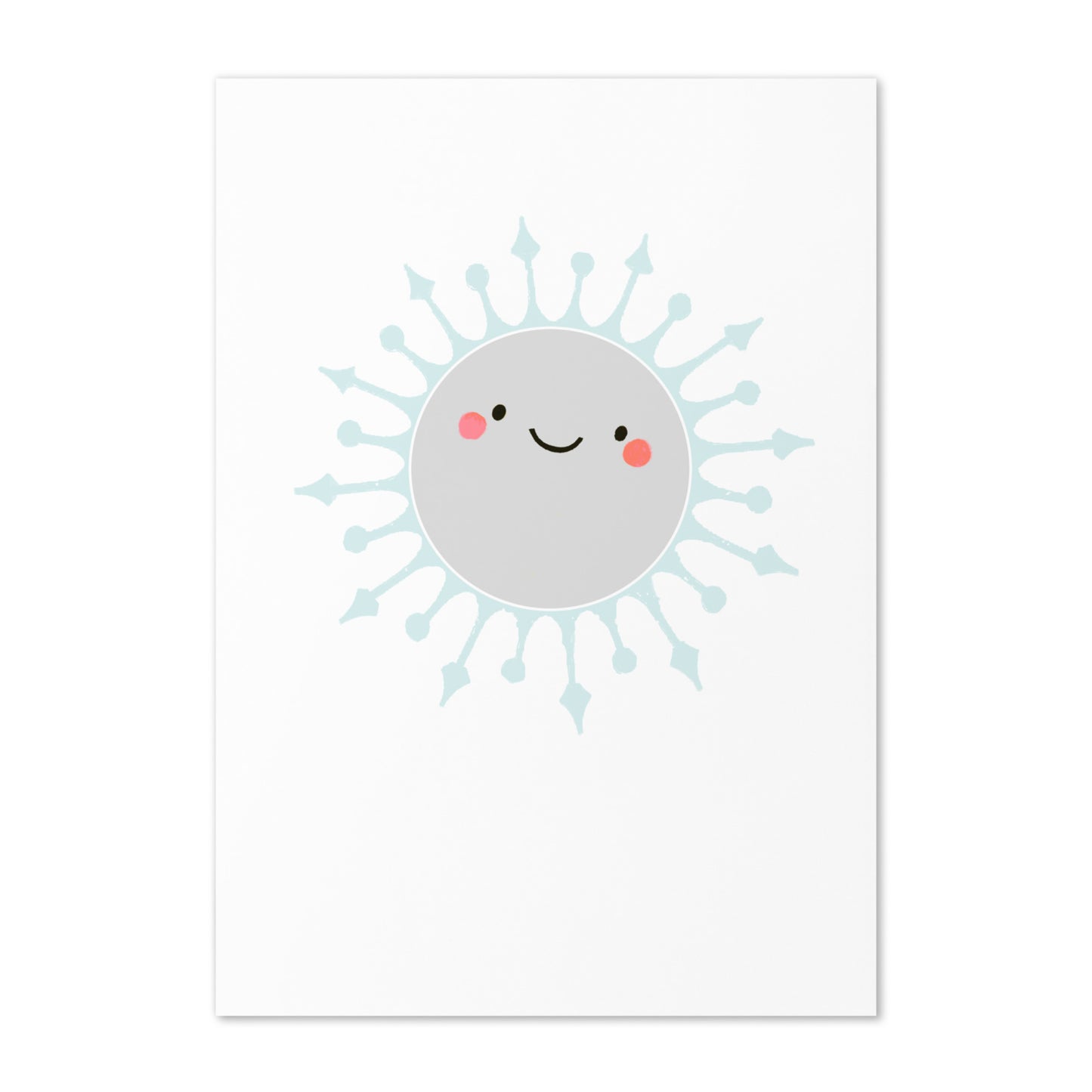 Happy Moon First Birthday/Baby Shower Card