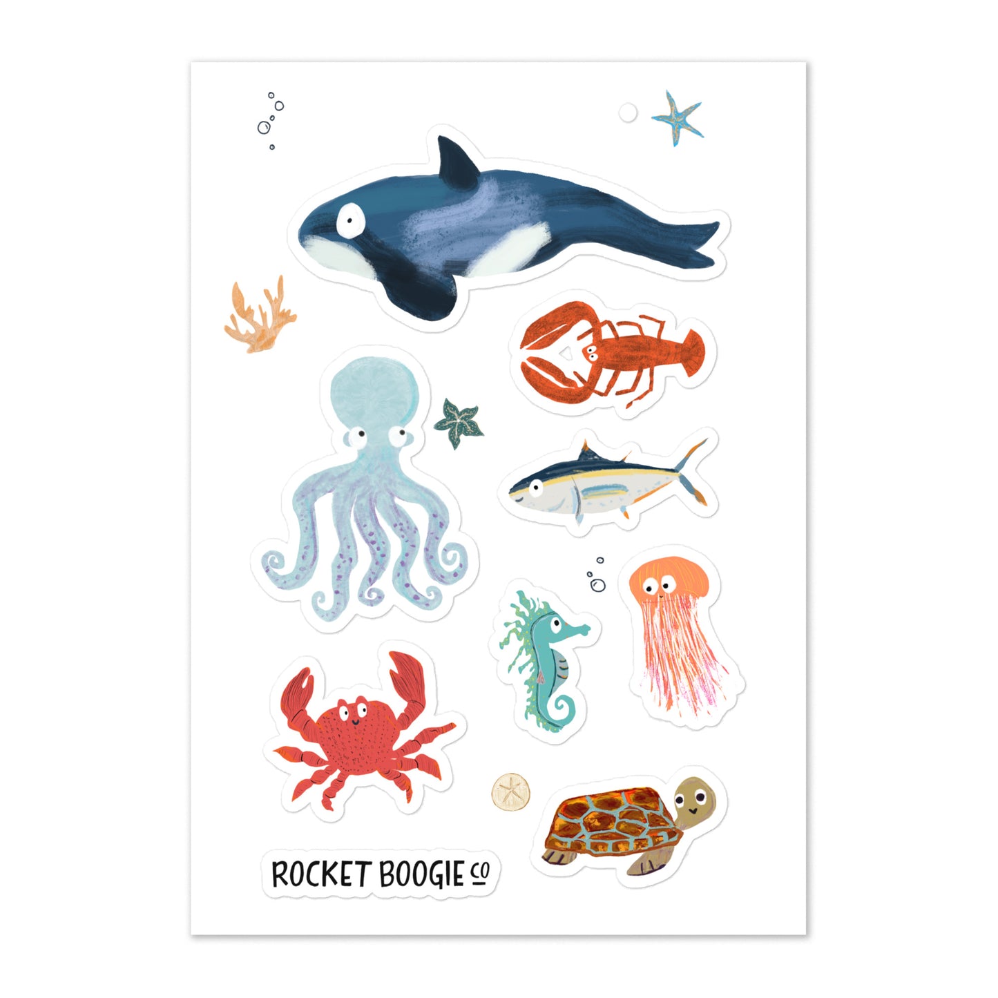 Sea Change: Ocean Animals Sticker Sheet