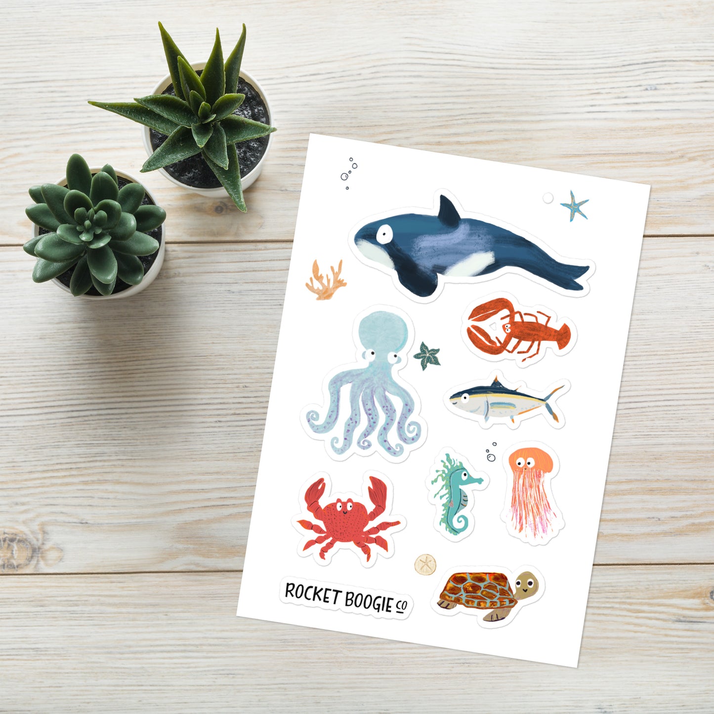 Sea Change: Ocean Animals Sticker Sheet