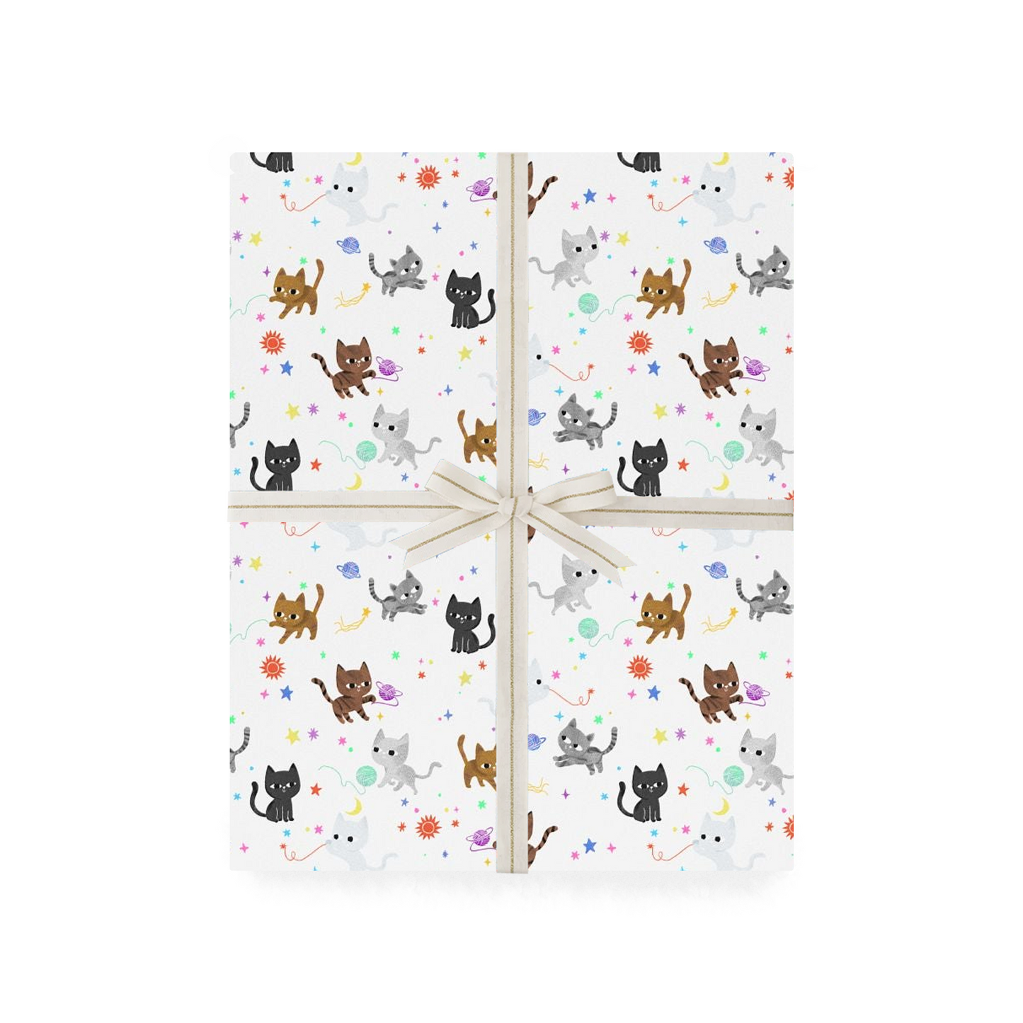 Space Kitties Gift Wrap