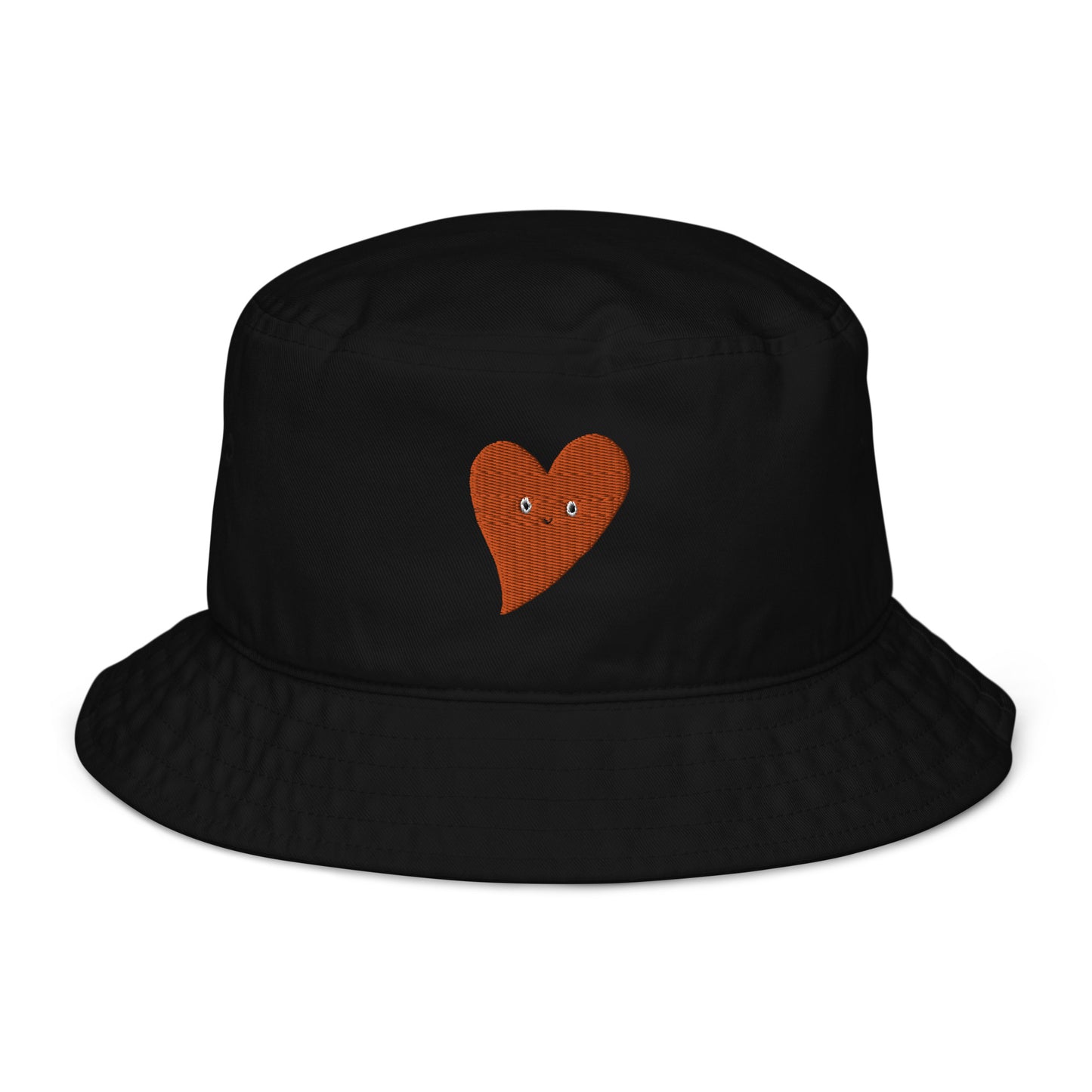 I Love You Heart Organic Bucket Hat