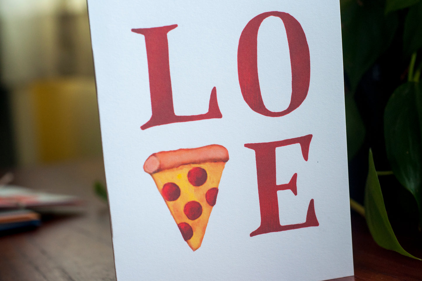 Pizza Love Card