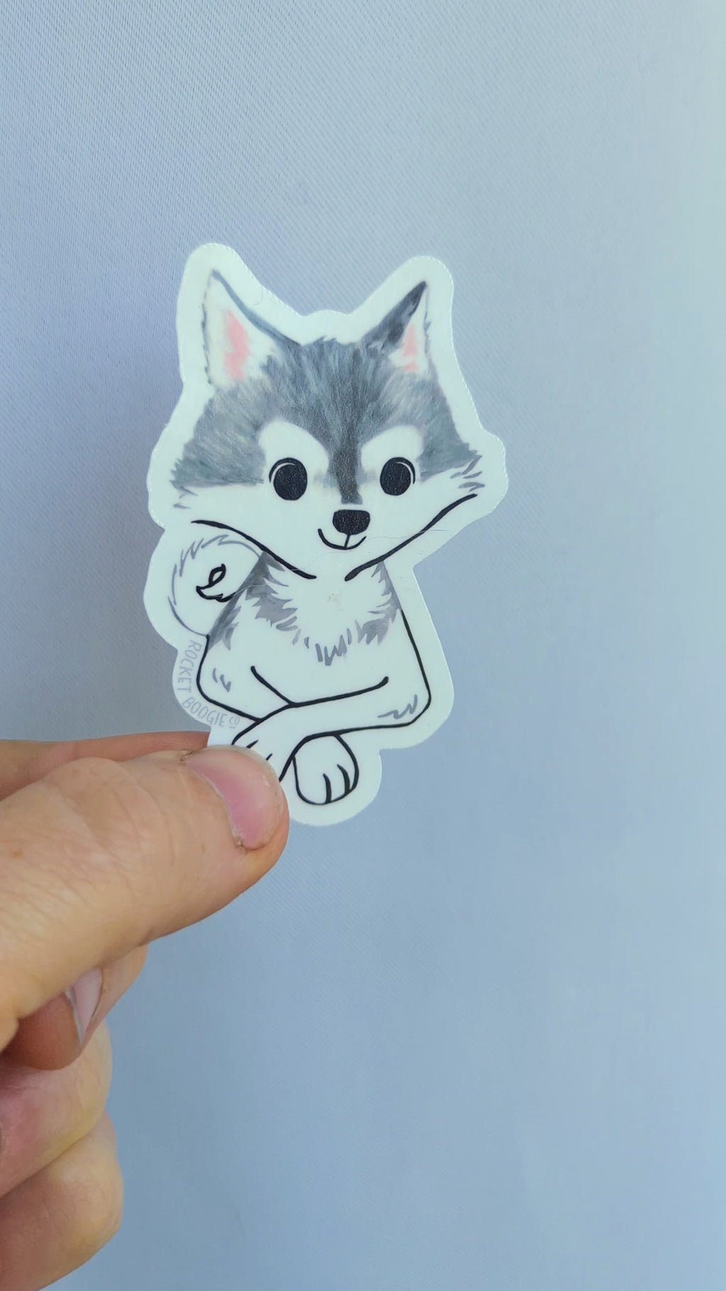 Klee Kai Mini Husky Sticker