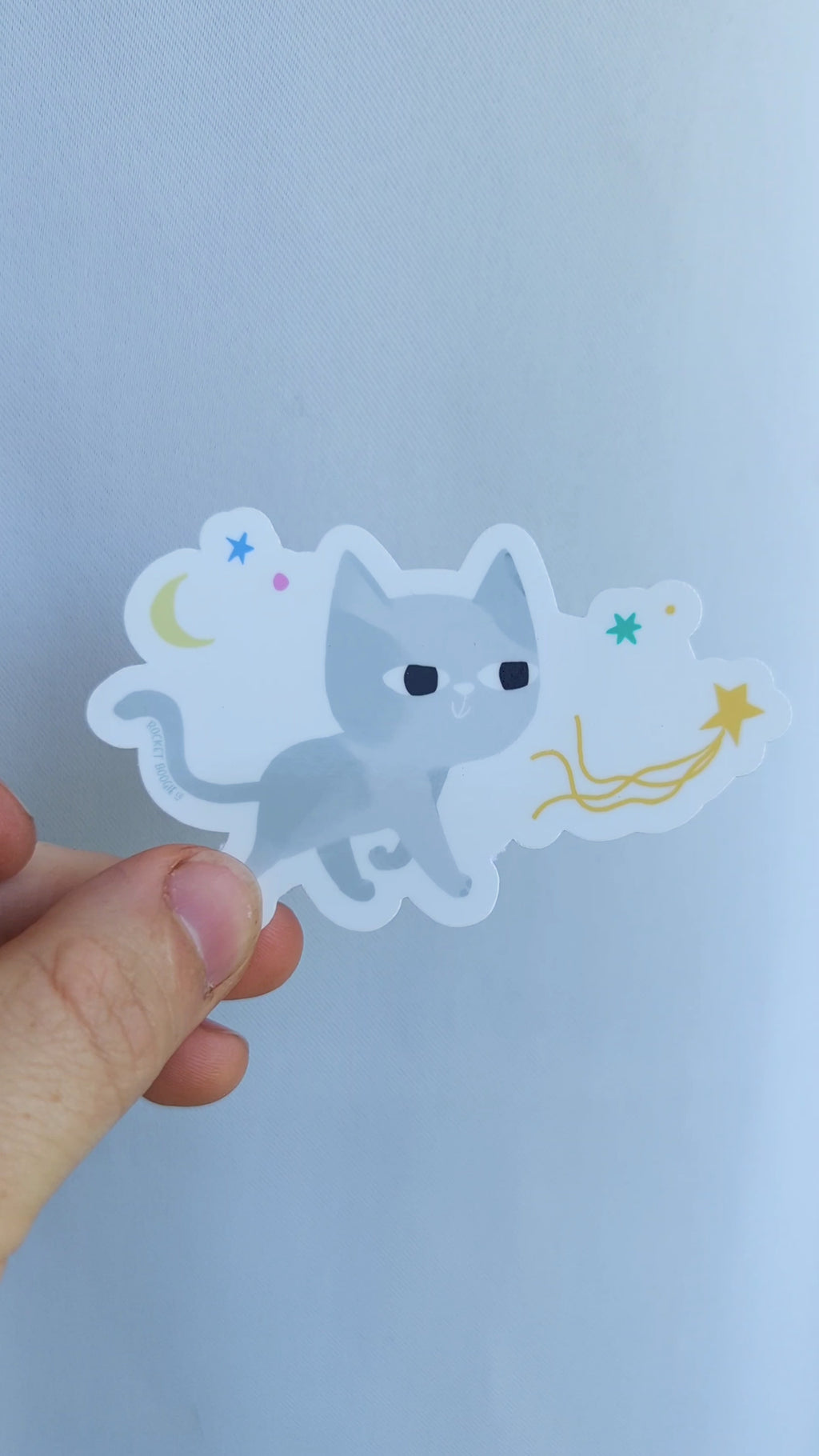 Space Kitty Two Sticker