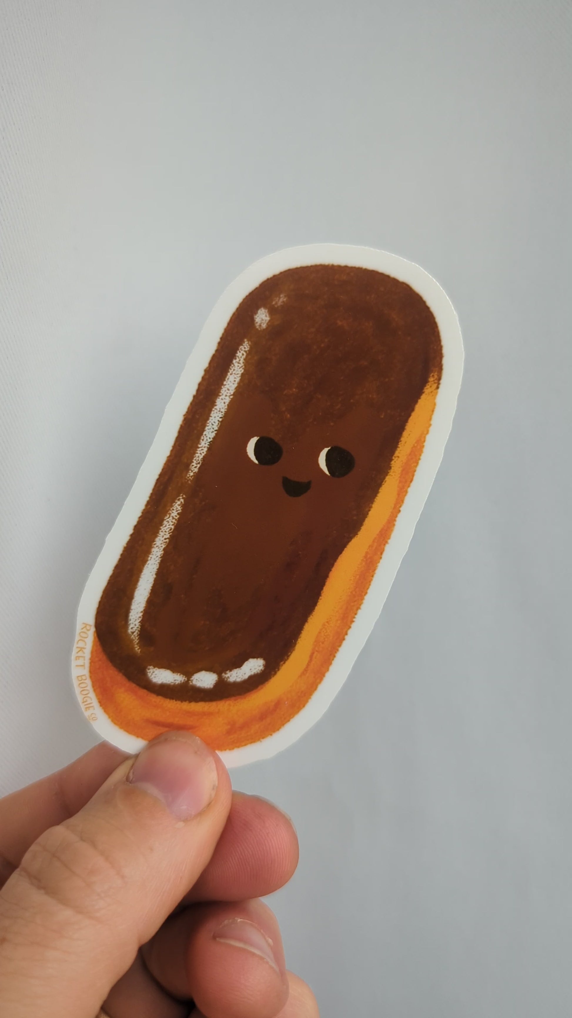 Éclair French Pastry Sticker