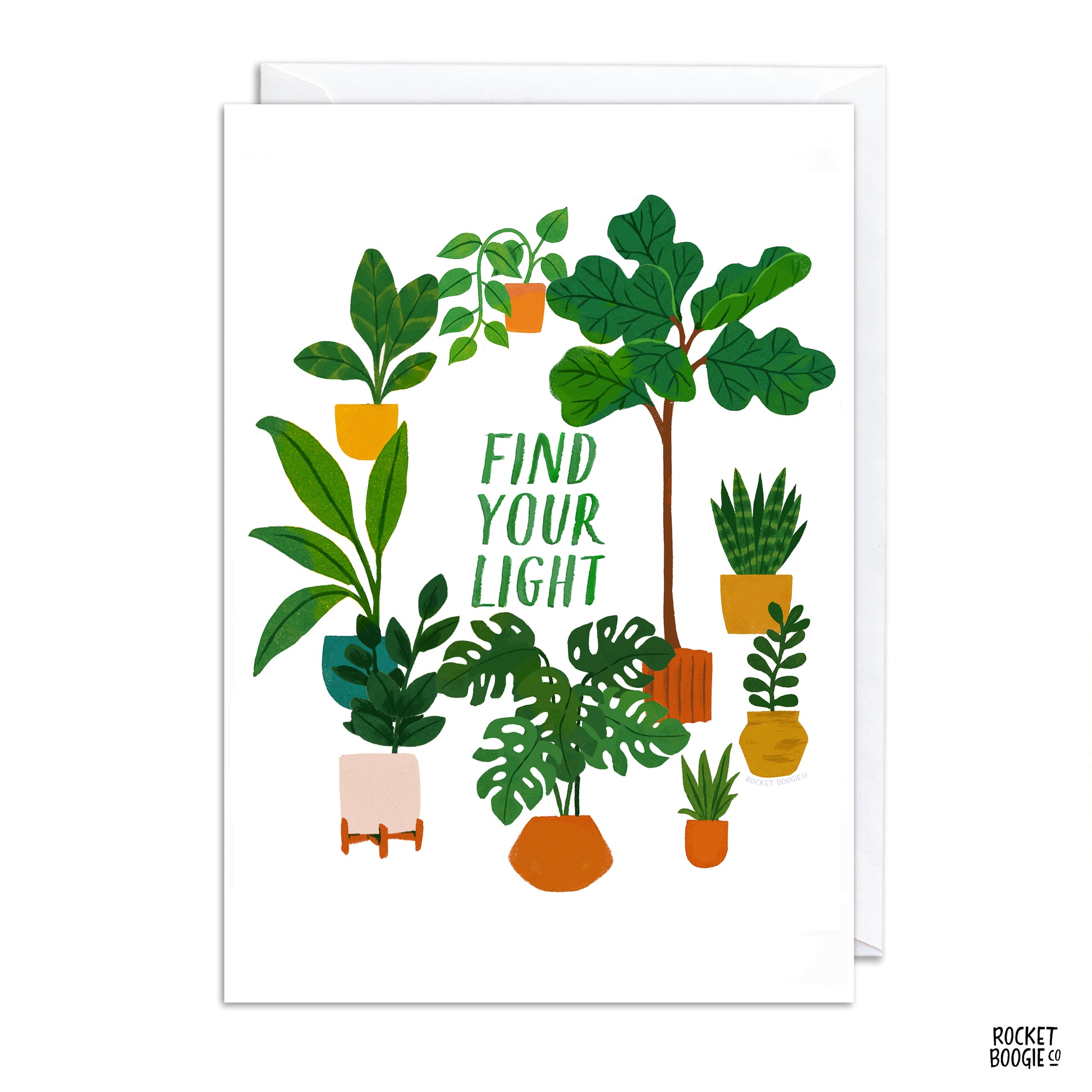 Find Your Light Plants Card