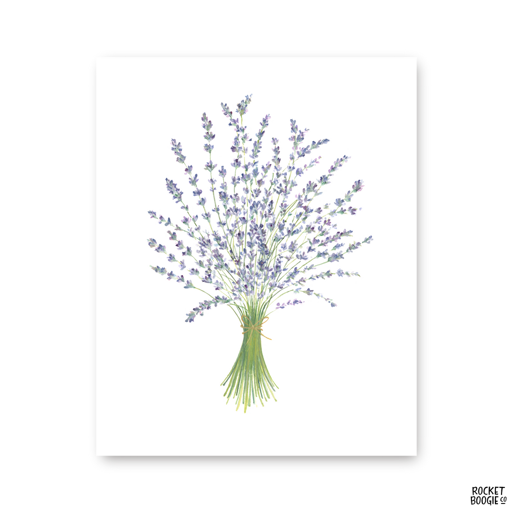 Lavender Bundle Print