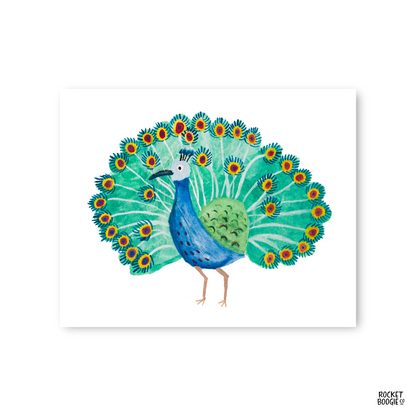 Peacock Print