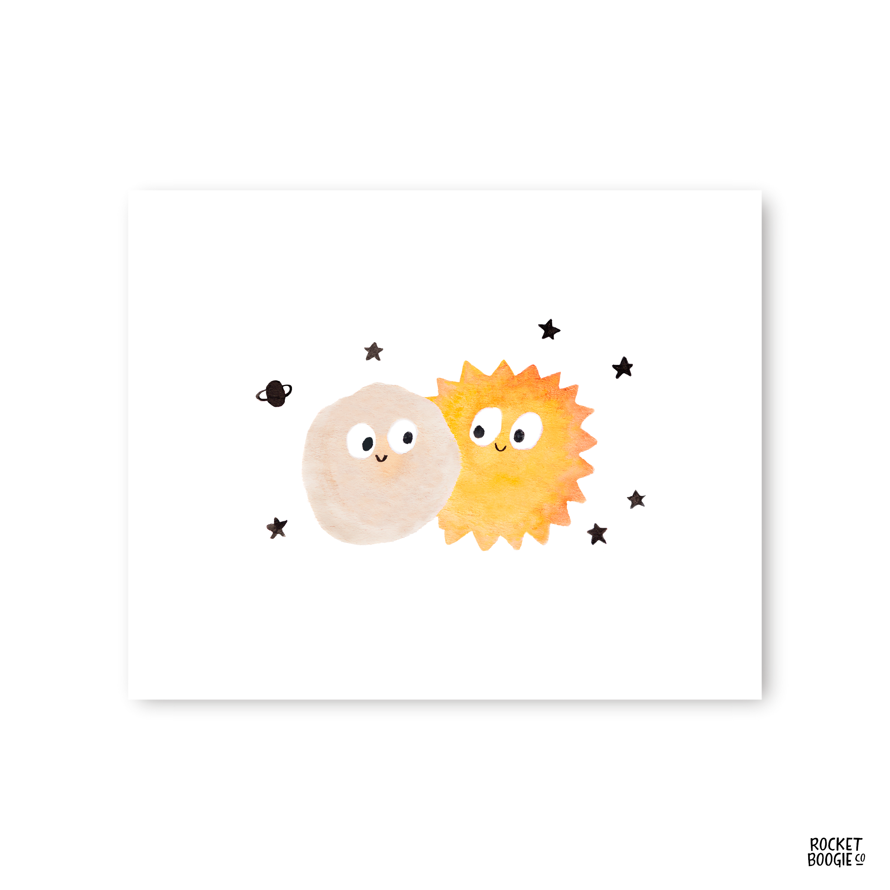Sun + Moon Print