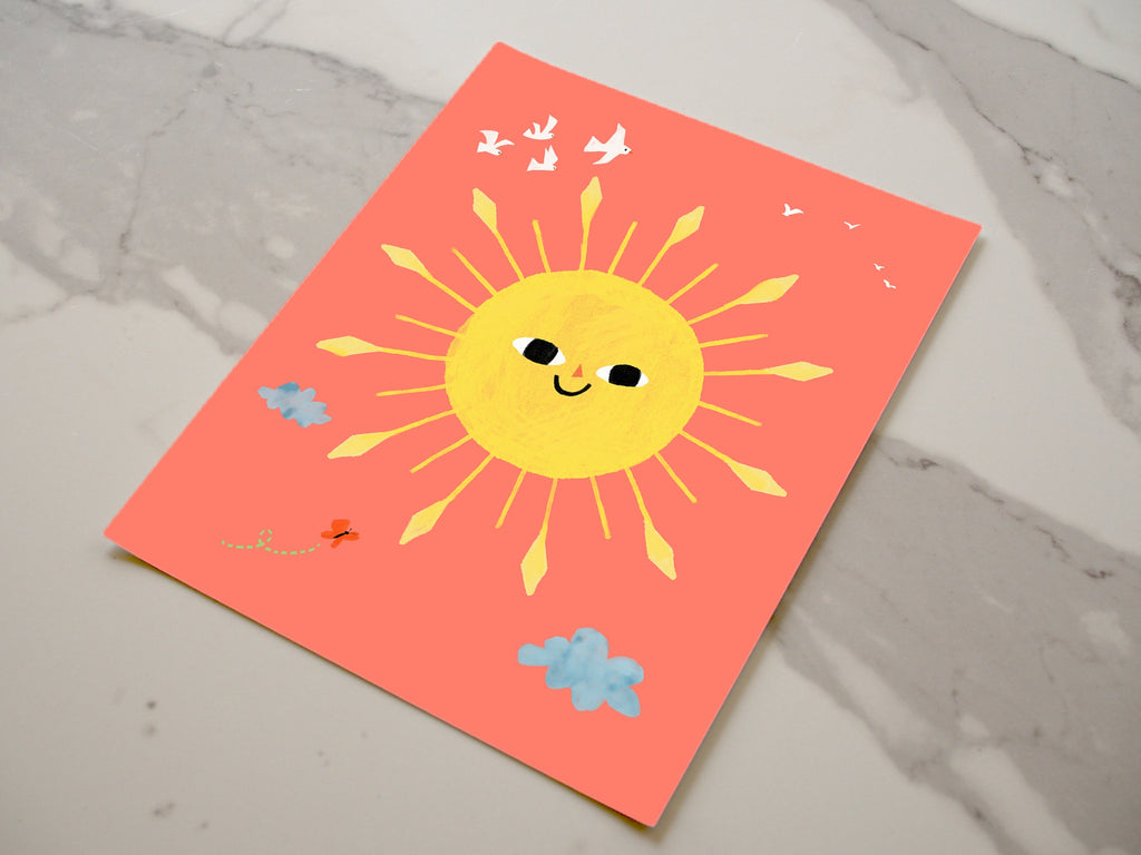 Happy Sun Print