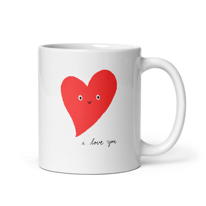 I Love You Heart Mug