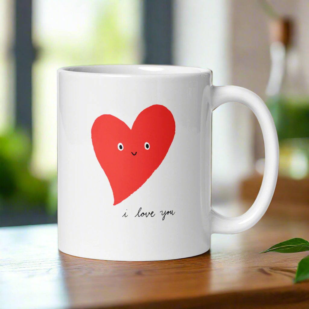 I Love You Heart Mug